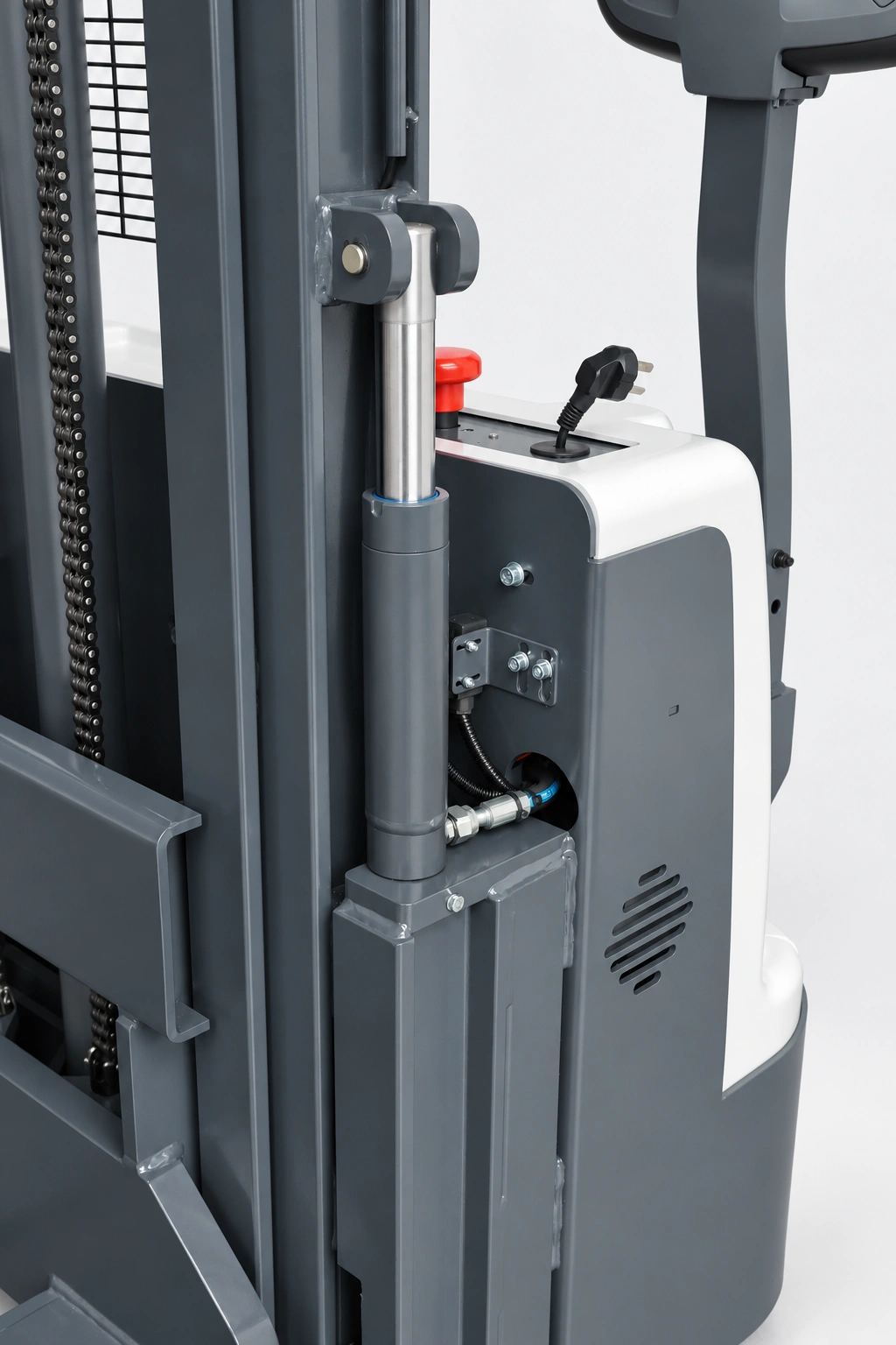 QES15D Electric Pallet Stacker with Initial Lift – 1500 kg - Слика 11