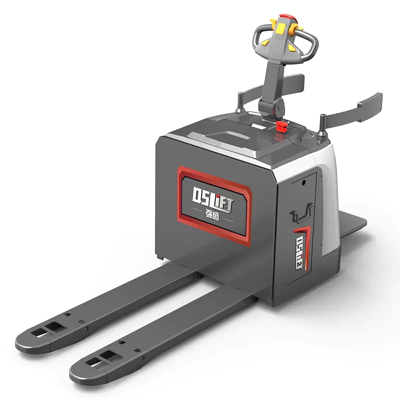 QSLiFT QET20P Stand-on Platform Electric Pallet Truck, Capacity 2000kg - Image 2