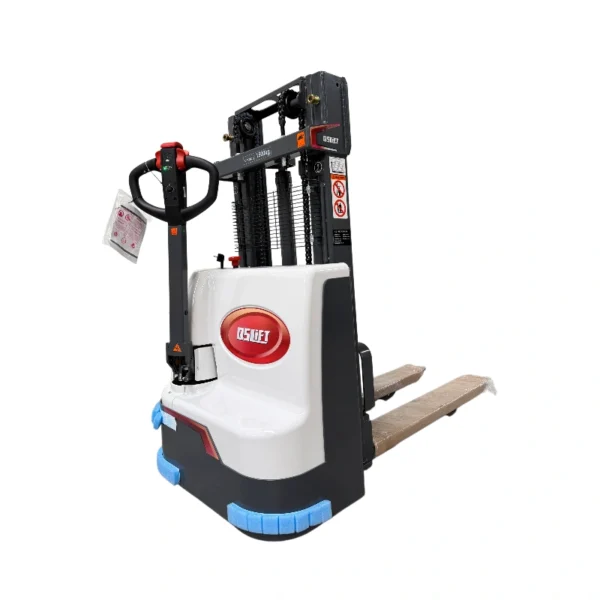 QES15E-201 QSLiFT QES15E-20 Electric Walkie Stacker, capacity 1500 kg, lift height 2000 mm