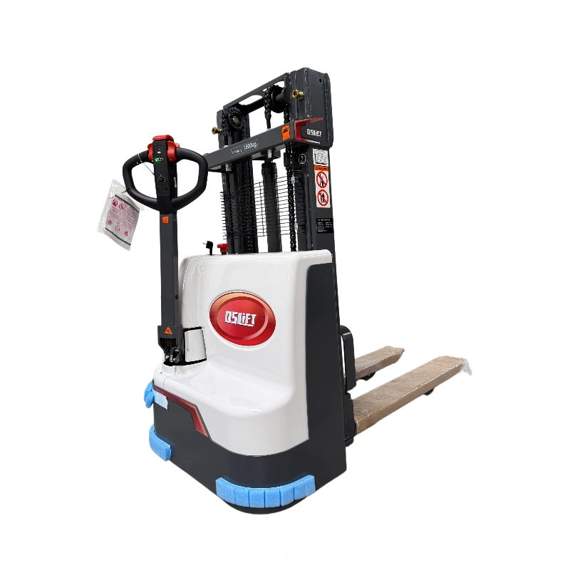 QSLiFT QES15E-20 Electric Walkie Stacker, capacity 1500 kg, lift height 2000 mm