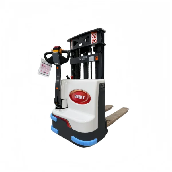 QES20E-202 QSLiFT QES20E-20 Electric Walkie Stacker, capacity 2000 kg, lift height 2000 mm