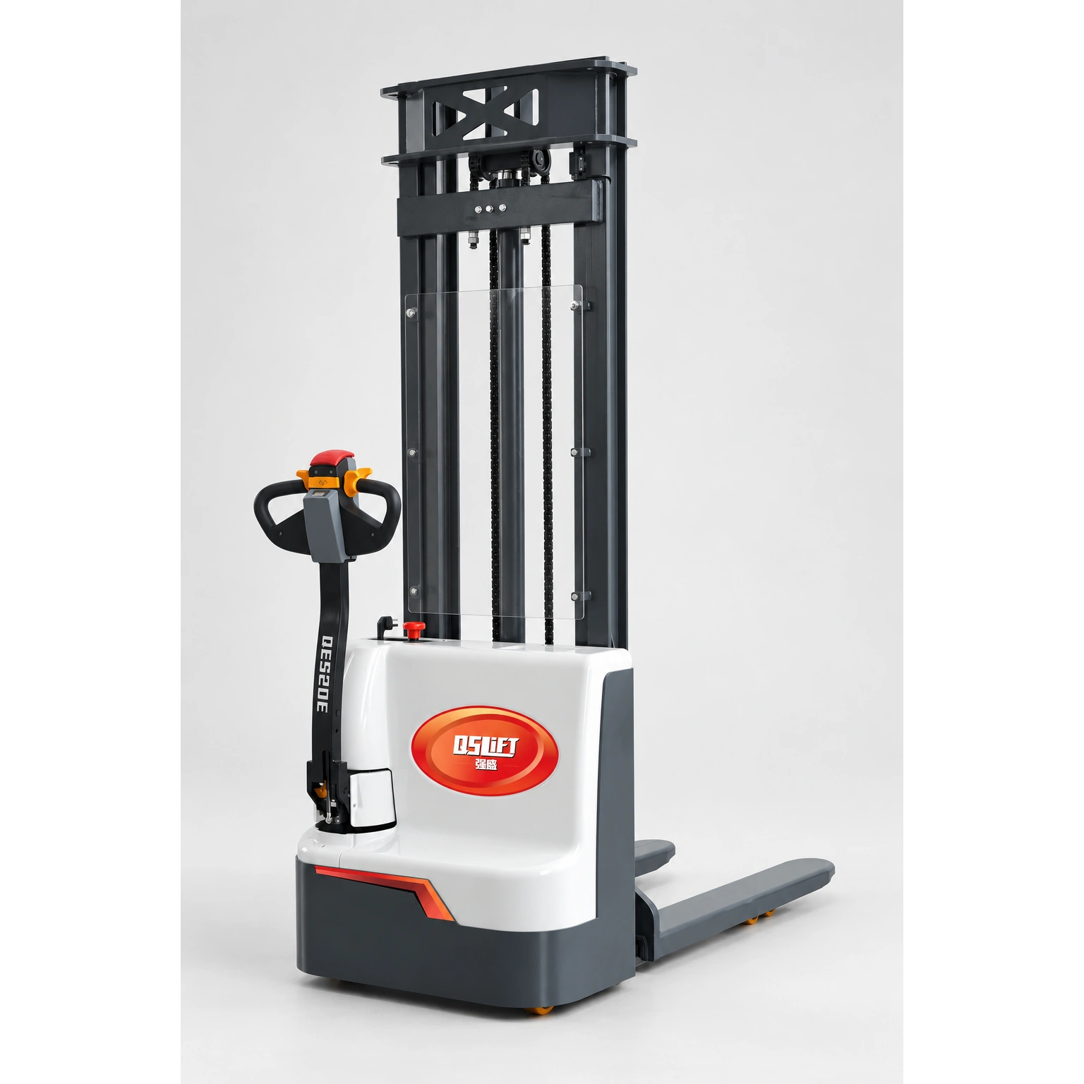 QSLiFT QES20E-20 Electric Walkie Stacker, capacity 2000kg, lift height 2000mm – Kép 2