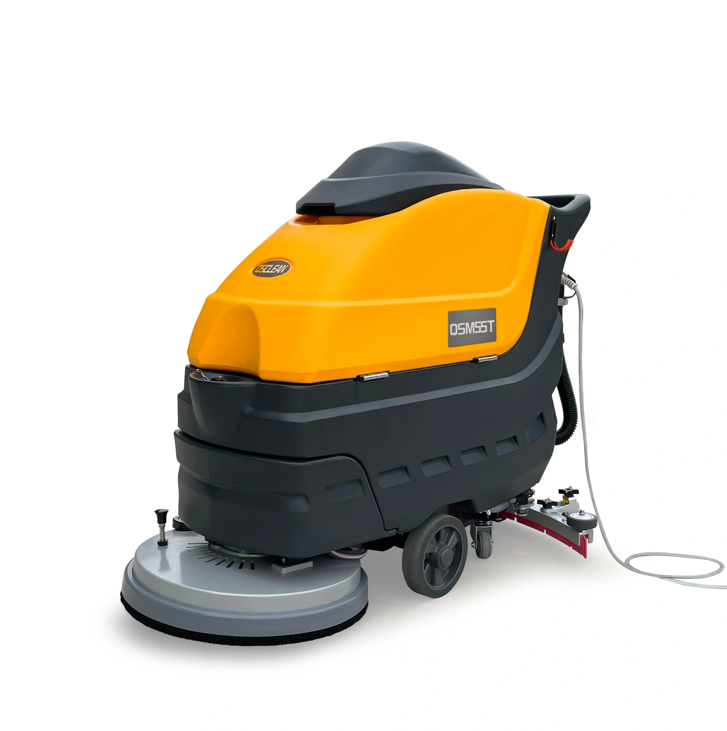 QSM55T Corded Walk-Behind Floor Scrubber Dryer | 220V Commercial Cleaning Machine - Image 2