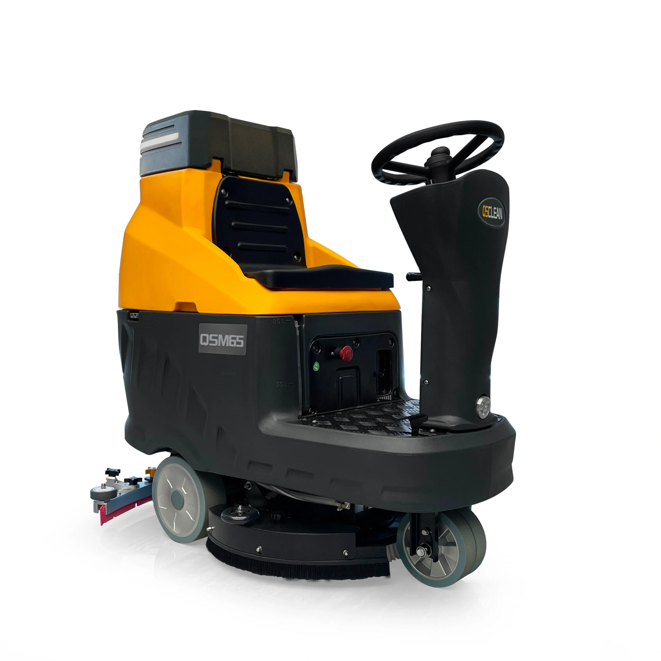 QSM65 Mini Ride-On Floor Scrubber Dryer | 24V Single Disc Auto Scrubber - Image 2