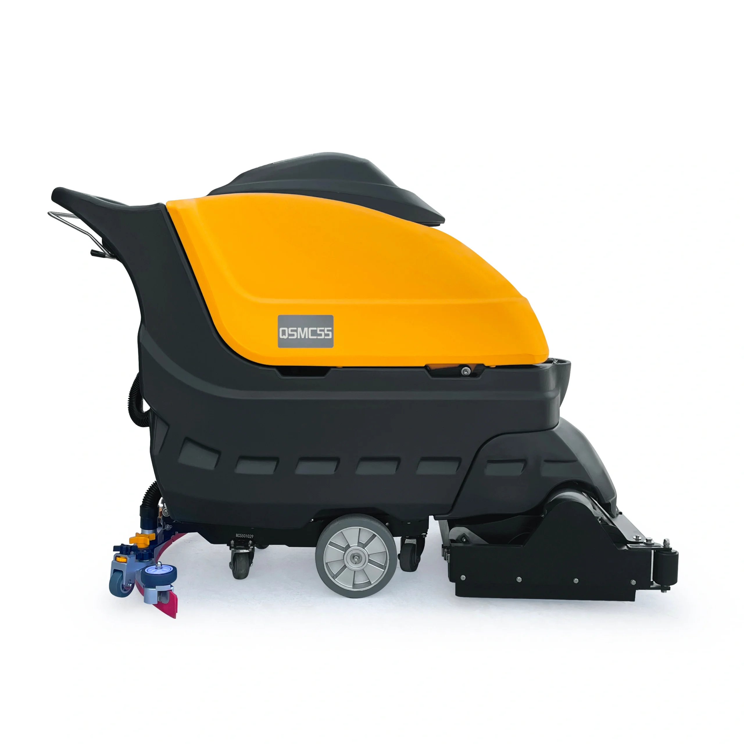 QSMC55 Walk-Behind Sweeper Scrubber Dryer | 2-in-1 Sweeping & Scrubbing Machine - Image 4