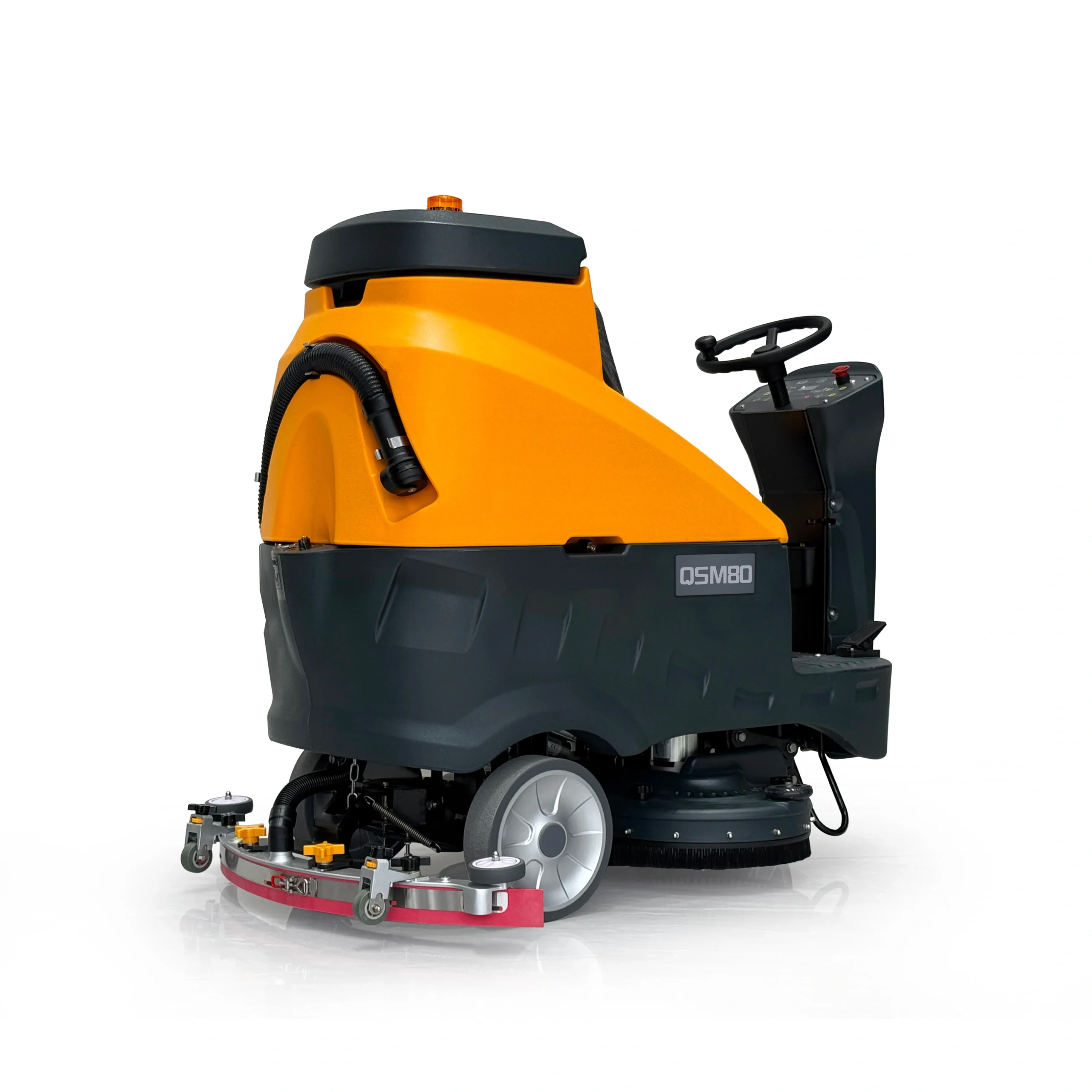 QSM80 Ride-On Floor Scrubber Dryer | 24V Commercial Heavy-Duty Machine - Image 7