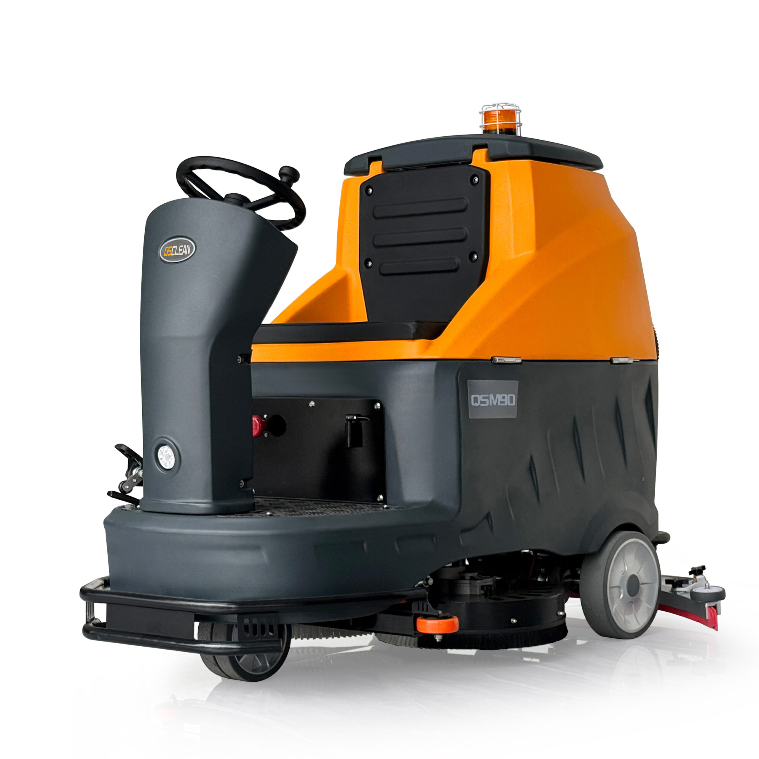 QSM90 Industrial Ride-On Floor Scrubber Dryer | 36V Heavy-Duty Cleaning Machine - Image 2