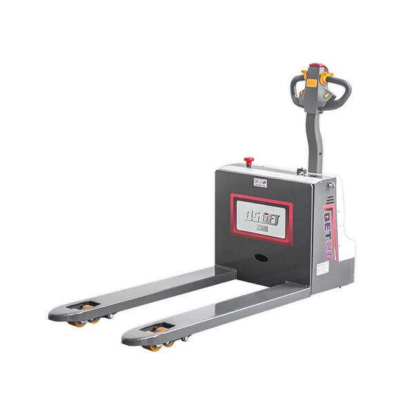 QET20 QSLIFT QET20 pedestrian electric pallet truck with tandem load rollers