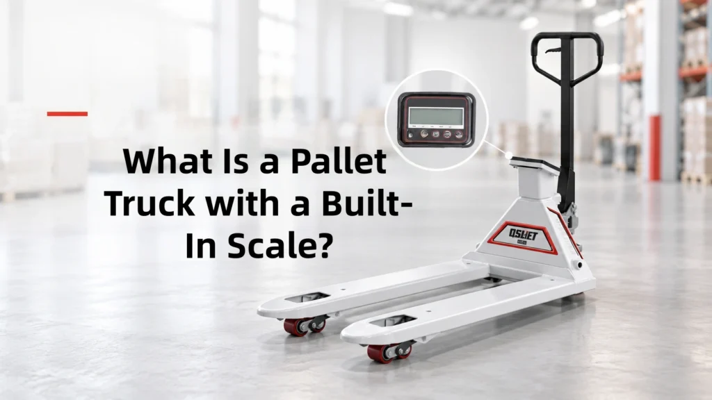 QSLIFT Pallet Truck with a Scale