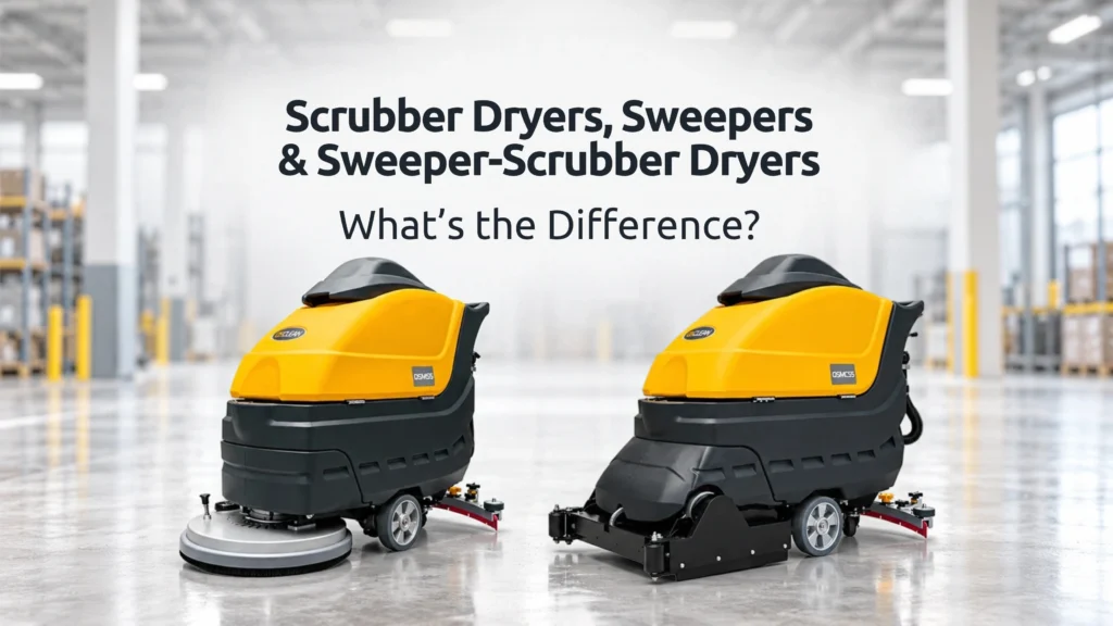 QSCLEAN Floor Cleaning Equipment Comparison